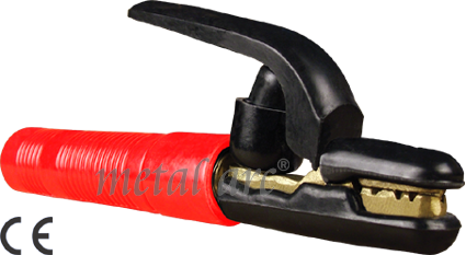 Welding Holder Prestige Series - CE Certified, Forged Brass/Bronze & Gun Metal Body, 400 to 600 Amps, Heavy Duty Springs, Fully Insulated Handle