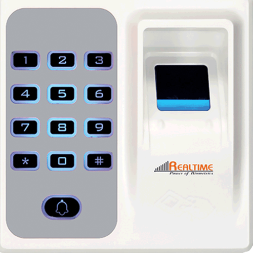 Realtime TD1D - ABS Attendance Recorder, 8.8x8.8x3.0 cm | 1000 User Capacity, USB Fingerprint & RFID Access Control, 1-Year Warranty