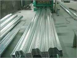 Decking Profile Sheet - 0.8 To 1.2 Mm Thickness, Galvanized Material, Water Proof, Silver Color, 54 Mm X 970 Mm