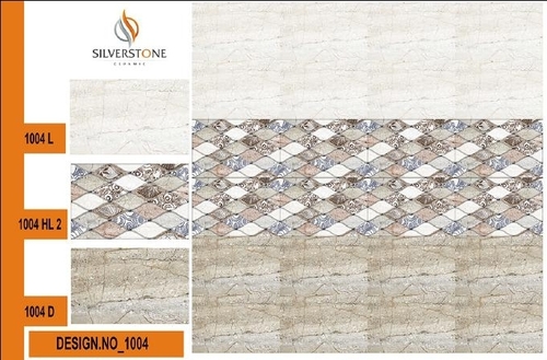 Cream Latest Designing Tile 10X15