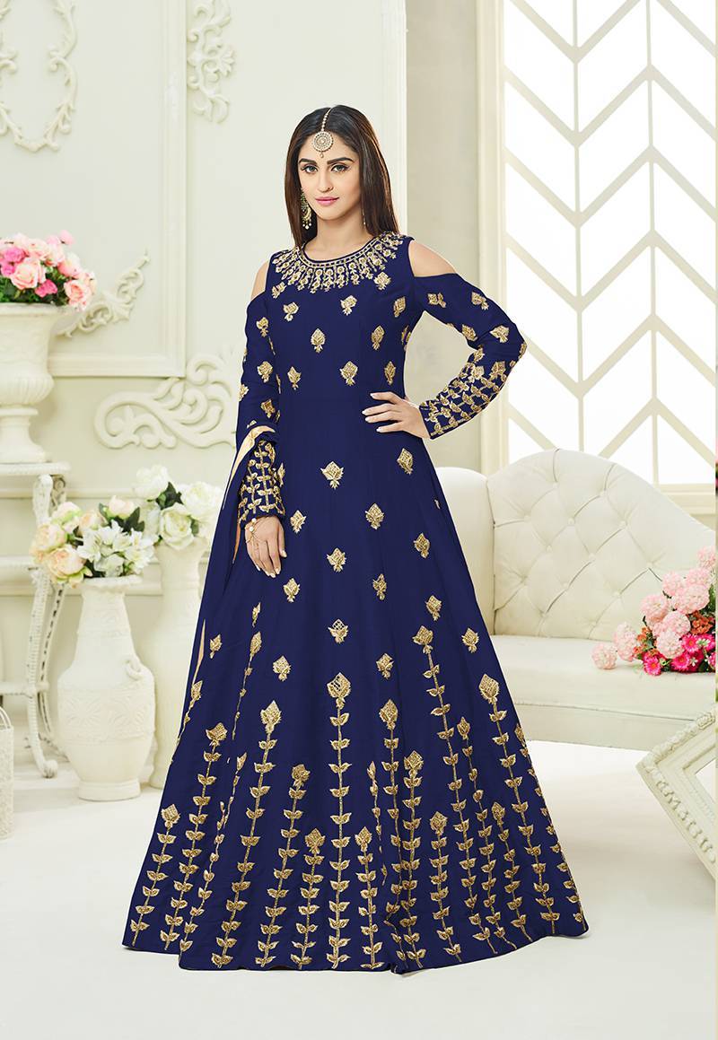 Row Silk Embroidered Lehenga Choli - Customized Size Up To 42", Multi-color Ethnic Wear For Parties & Weddings, Short Sleeve Bollywood Style