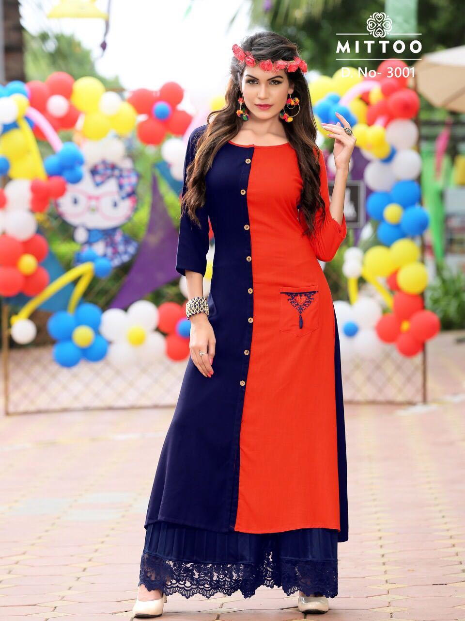 Multi Color Modern Kurtis