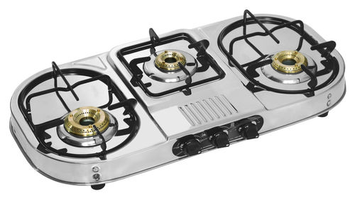 3 बर्नर एलपीजी गैस स्टोव