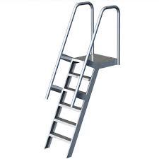 Industrial Aluminium Ladder - Adjustable Height 7-14 Feet | Heavy Duty Castors, Anti-Corrosion, Powder Coated Finish, 100 kg Loading Capacity, Customized Options Available