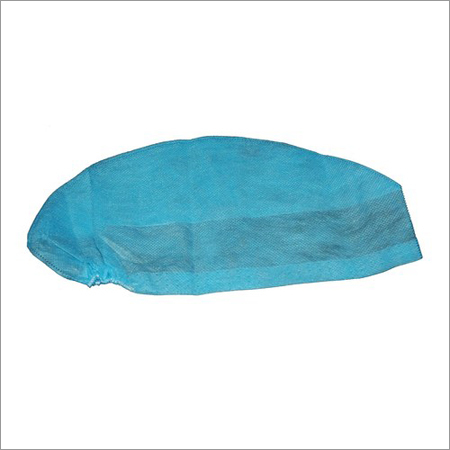 Surgeon Cap - Non-Woven Fabric, Blue Color | Disposable, Unisex, Anti-Allergic, Individual and Bulk Pack