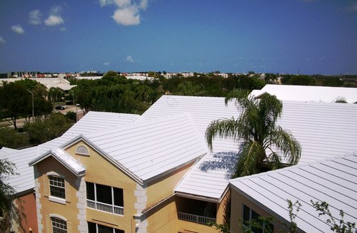 सफेद परावर्तक छत कोटिंग