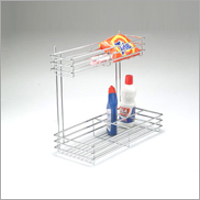 Detergent Basket - Stainless Steel, Swing Door Design | Modern Indian Style, Durable With Drawers