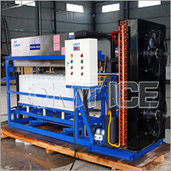 एल्यूमिनियम एवापोरटर डायरेक्ट कूल्ड ब्लॉक आइस मशीन