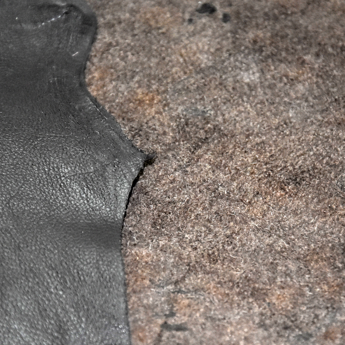 Sheep Genuine Leather Hides Raw Skin Brown Color