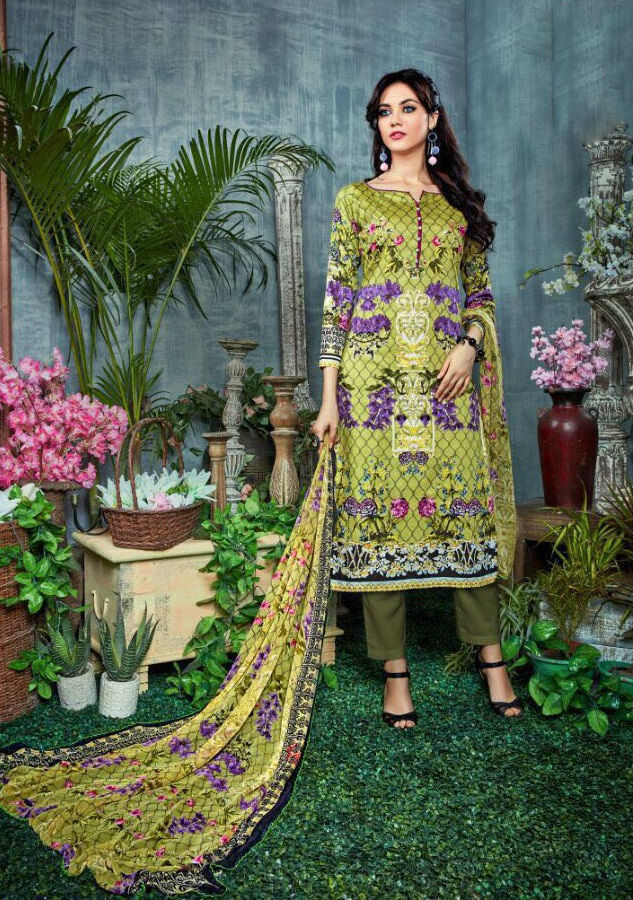 Pink Exclusive Printed Suit