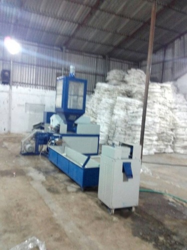 Blue And White Eps (Thermocol) Recycling Pelletizer Machine