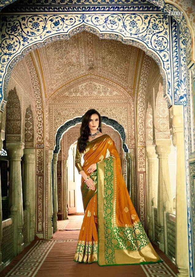 Art Silk Saree - 6.3 Mtr, Multi-color, Weaving Work | Stylish For Rainy, Spring, Winter Seasons