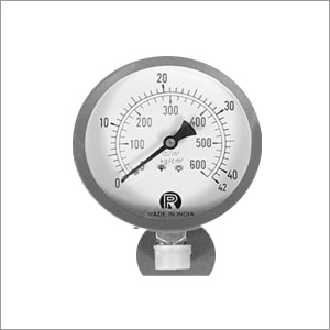 Commercial Gauges - Durable Stainless Steel, Large Size for Heavy-Duty Applications - Perfect for HVAC, Refrigeration, and Food Industries