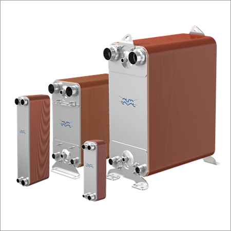 Brazed Plate Heat Exchangers - Stainless Steel, 0.4 - 1.0 Mm Plate Thickness, 10 - 100 Plates | High Performance, Space Saving, 10 - 20 Bar Pressure, -40 - 150 A C Temperature