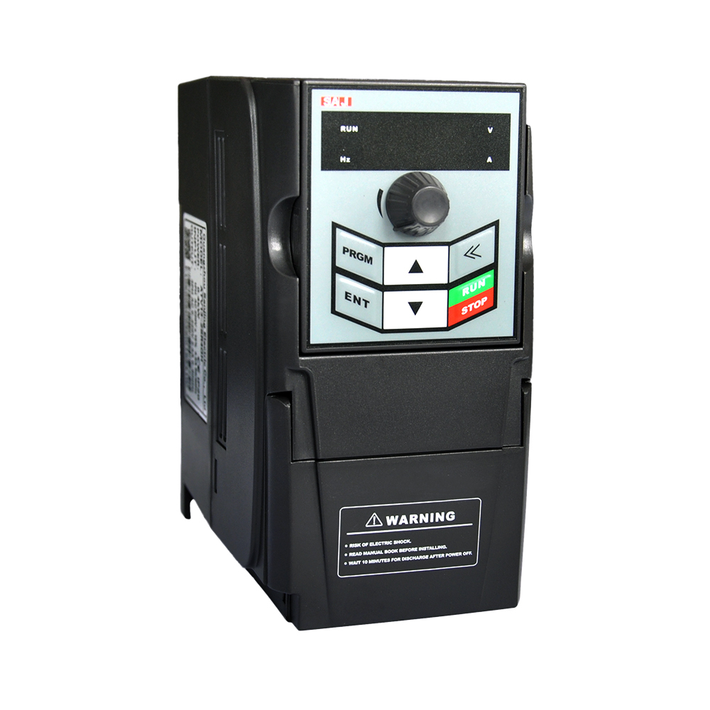 Saj High Performance Single Phase Ac Drive - 220v/380v Rated Voltage, 99.3x164.7x152 Mm Dimensions, Ip20 Protection Level | Ideal For Water Pump, Fan, Elevator Applications, Features 600hz Frequency, Outstanding Overload Protection