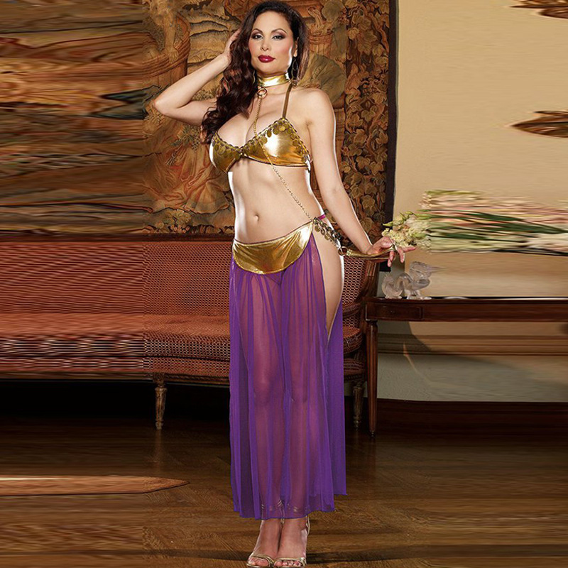 Purple Belly Dance Costumes