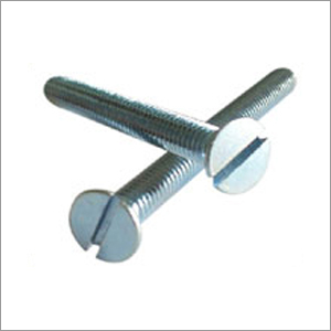 CSK Screw - Steel Material, Various Lengths and Diameters | Countersunk Head, Slotted Drive, Zinc Plated Finish, Corrosion Resistant