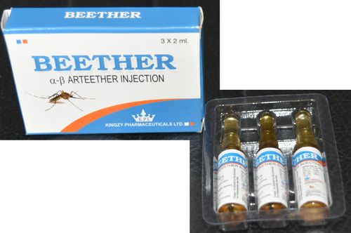 Alpha Beta Arteether Injection - 150mg per 2ml Ampoule | Effective Treatment for Malaria, Suitable for Commercial and Clinical Use, Store in a Dry Place