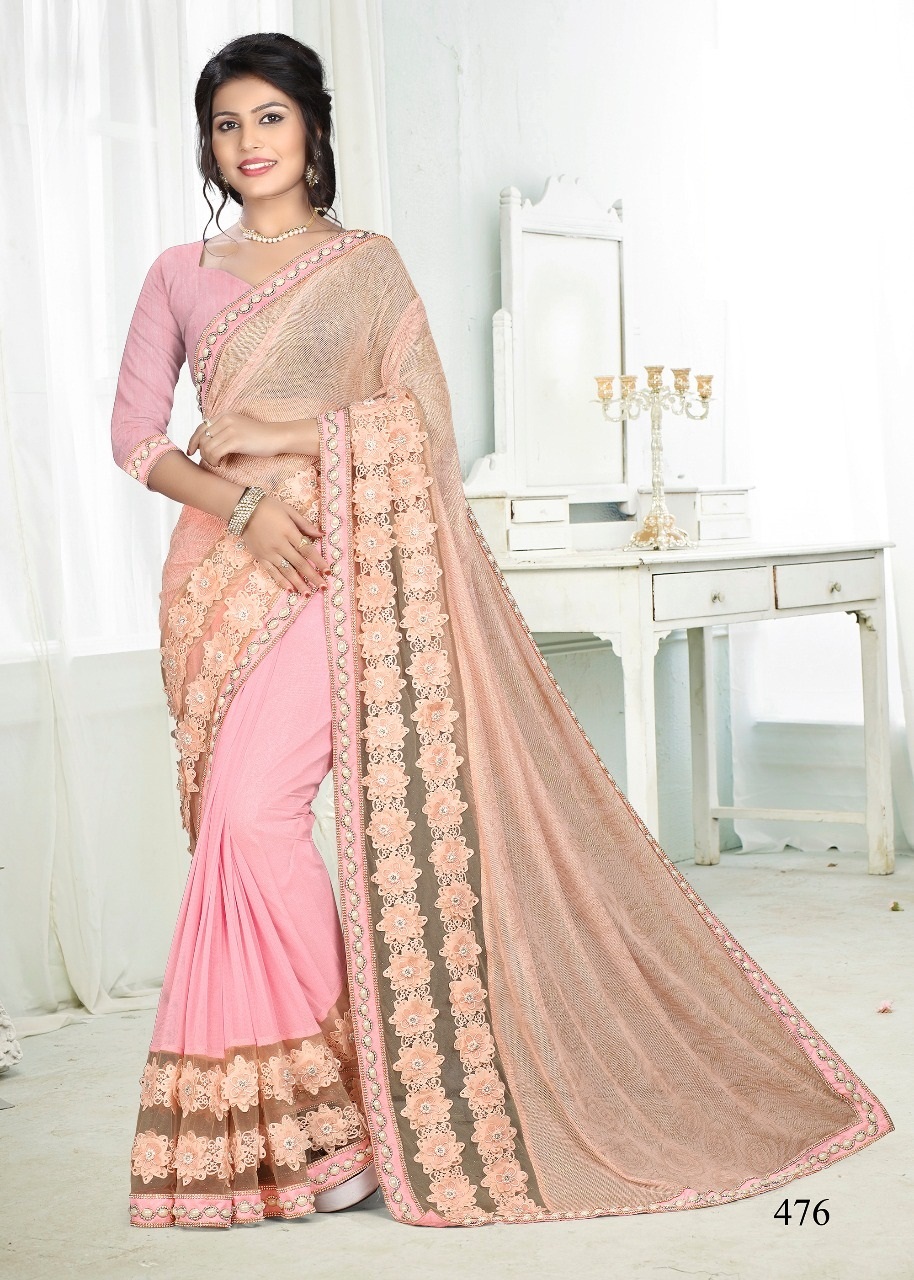 Multicoloured Designer Georgette Saree