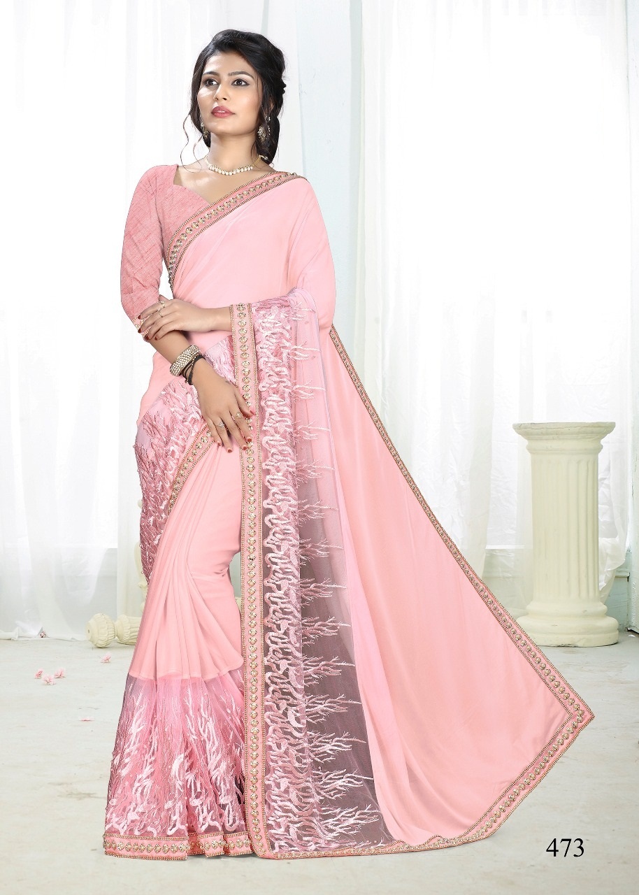 Multicoloured Designer Georgette Saree
