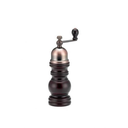 Rubber Wood HL 49 Pepper Mill - 8/9 Inch Size Options, Hygienic Ceramic Grinder, Ergonomic Design