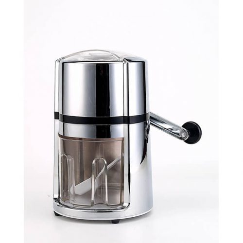 Transparent & Silver Ice Crusher