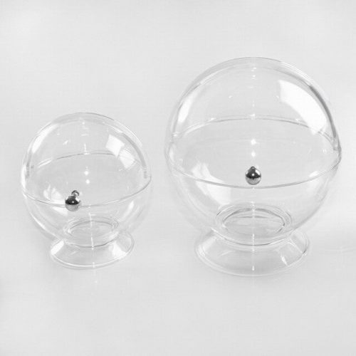 पारदर्शी स्नैक्स सर्वर बाउल