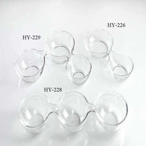Snacks Server - Acrylic & Other Materials | Transparent, Matt Finish, Dishwasher Safe, Stylish Designs for Convenient Snack Serving