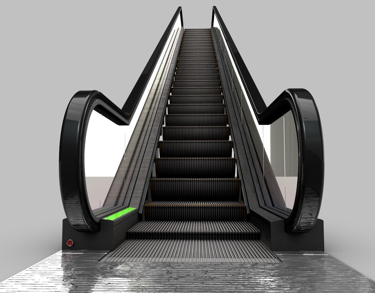 Passenger Escalators - High-quality Motor-driven Chain, Vvff Drive Type | Smooth Movement With Safety Rubber Strips And Automatic Sensor Activation