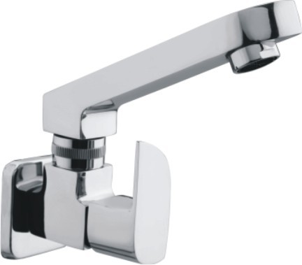 Wall Mounted Sink Cock - Color: Silvar