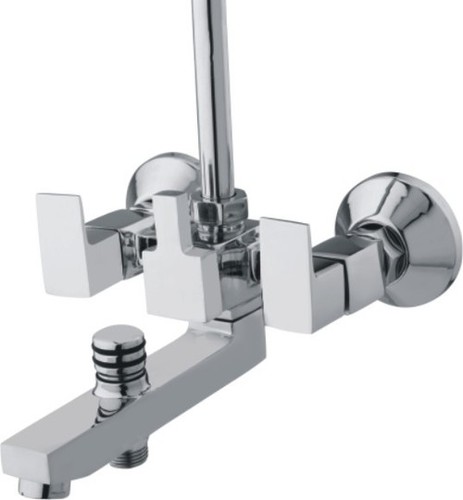 कार्बन स्टील वॉल मिक्सर 3 इन 1 बेंड के साथ