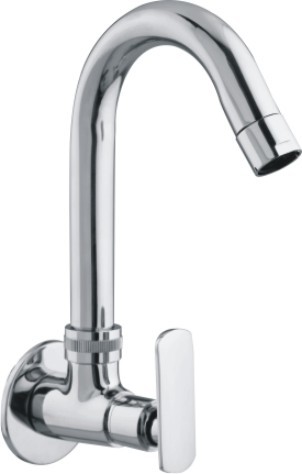 Sink Cock - Color: Silver Or Chrome Finish