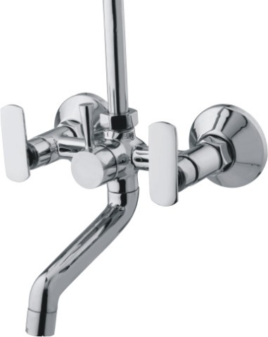 Wall Mixer Tele - Color: Silver Or Chrome Finish