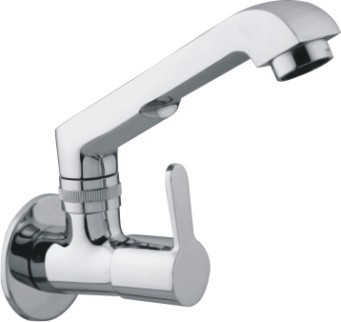 Sink Cock - Carbon Steel & Stainless Steel, Rectangular Design 3-5 Inch Deck Mounted Connection