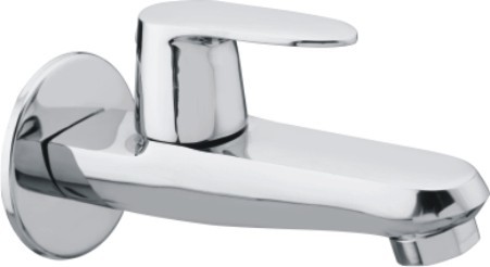 Long Body Bib Cock For Bathroom Fittings Economy Collection - Color: Silver Or Chrome Finish