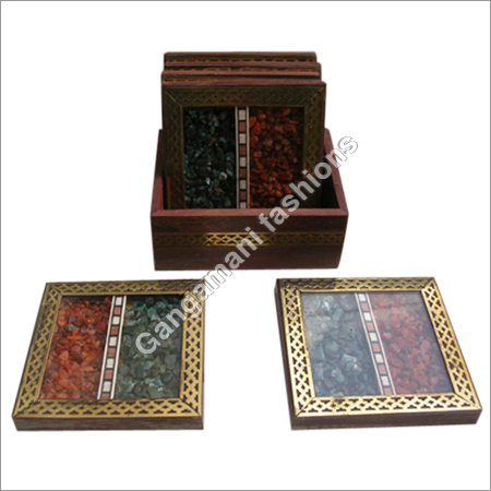 स्टोन कोस्टर सेट