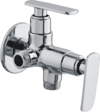 2 In 1 Angle Cock - Color: Silvar