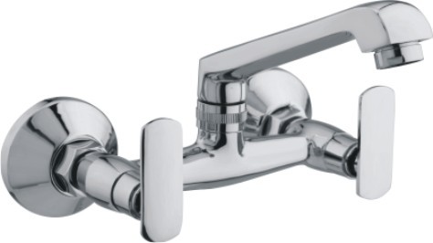 Sink Mixer - Color: Silver Or Chrome Finish