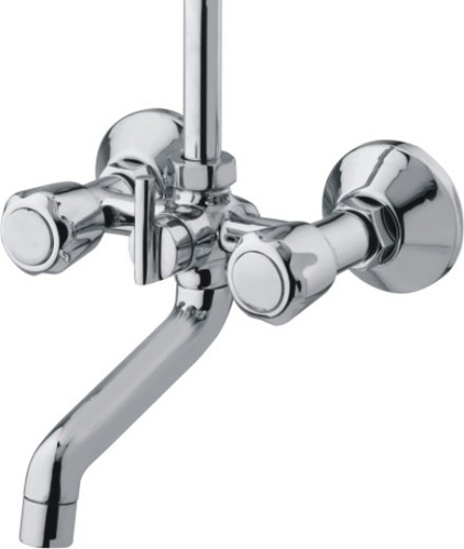 कास्ट आयरन वॉल मिक्सर टेली। एल बेंड के साथ