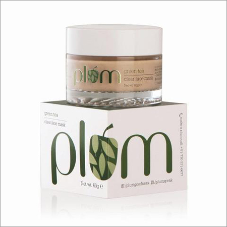 प्लम ग्रीन टी क्लियर फेस मास्क