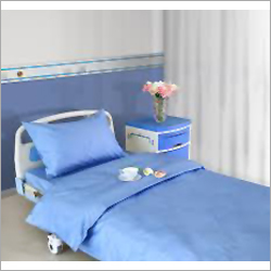 Colored Hospital Bed Sheet - Cotton Yarn Woven, Full Size, Custom Colors | Plain Dyed Style, Shrinkage Resistant, Soft Design Finish