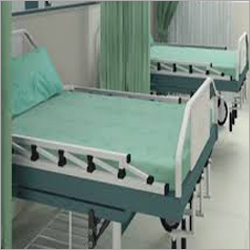 Plain Hospital Bed Sheet - Cotton Blend, Standard Size | Plain Dyed Design, Soft Texture, Easy Wash, Defect-Free Nature