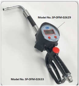 Oil Flow Meter - Aluminum Body, 1/2" BSP (M) Connections, 1-35 l/min Flow Range | High Accuracy, 80 Bar Max Pressure, Compact Design, Durable Performance
