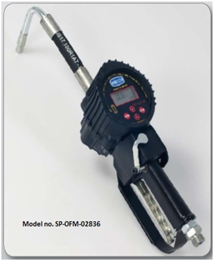 Electronic And Mechanical Oil Flow Meter