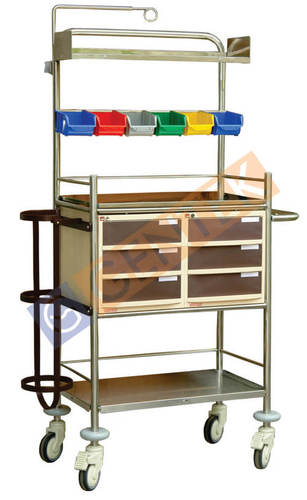 Crash Cart - Dimension (L*W*H): 940L*490W*1535H Millimeter (Mm)