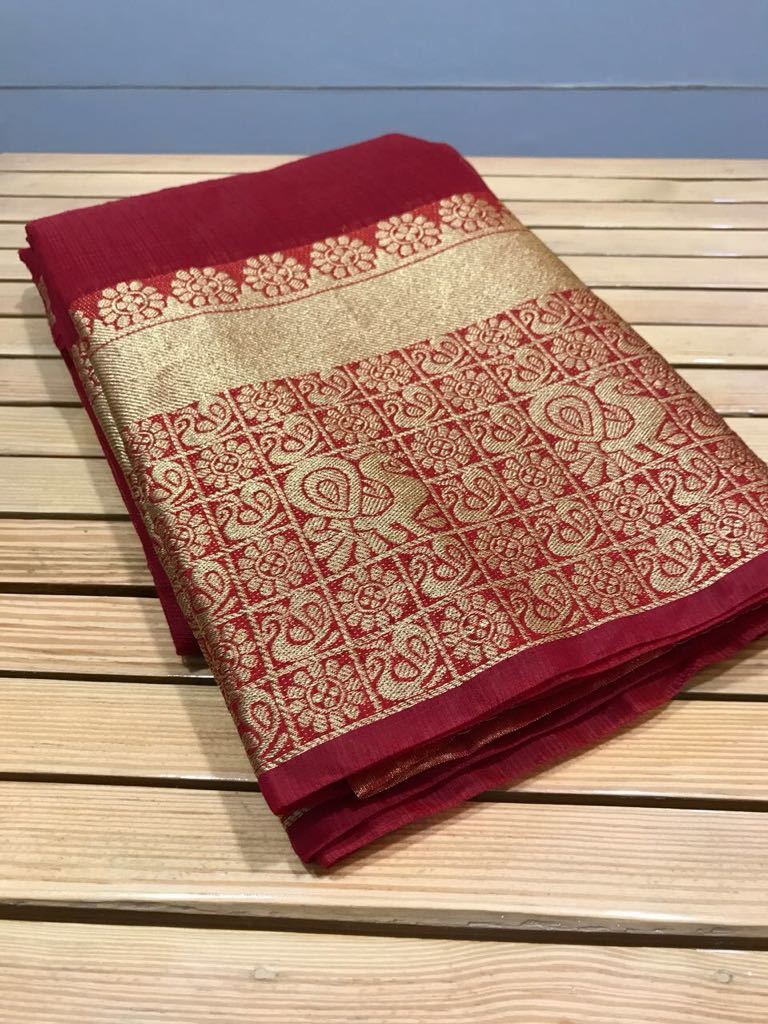 Chiffon Blue Designer Saree