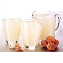 जमी हुई लीची का गूदा