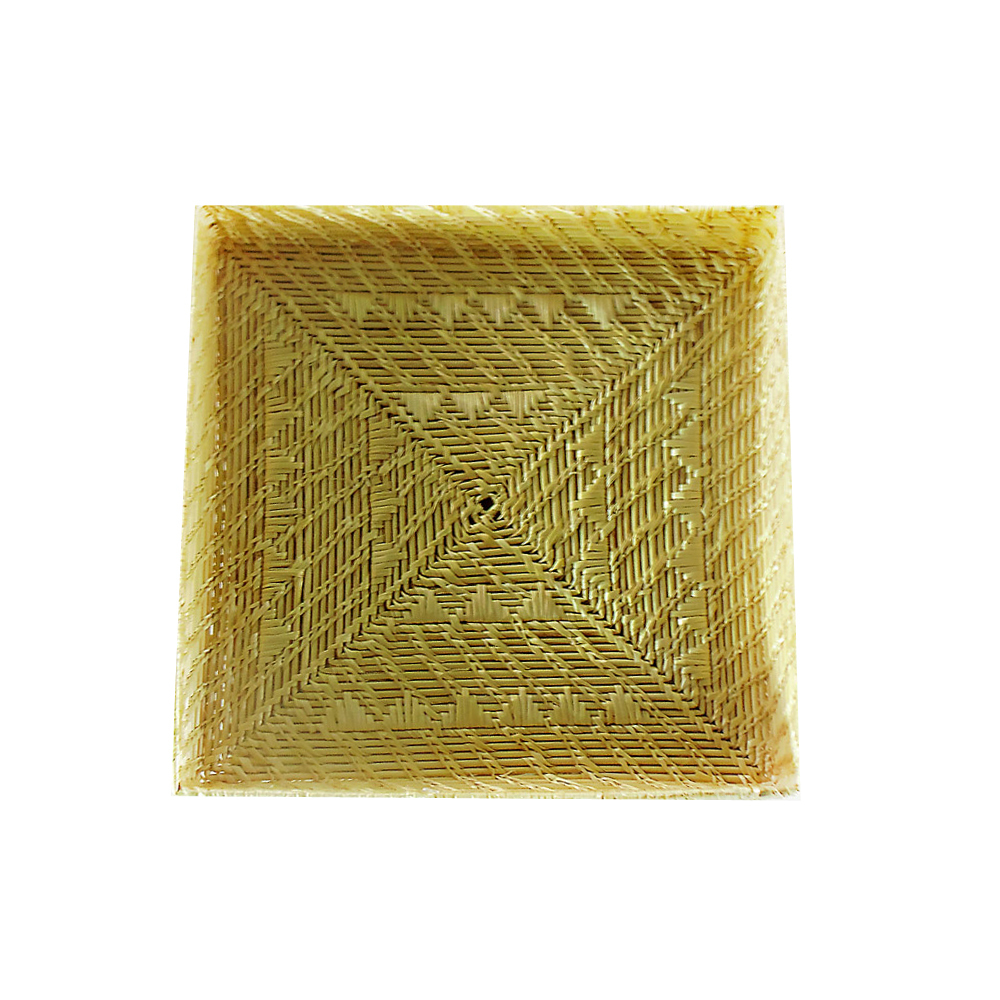 Golden Grass Square Tray