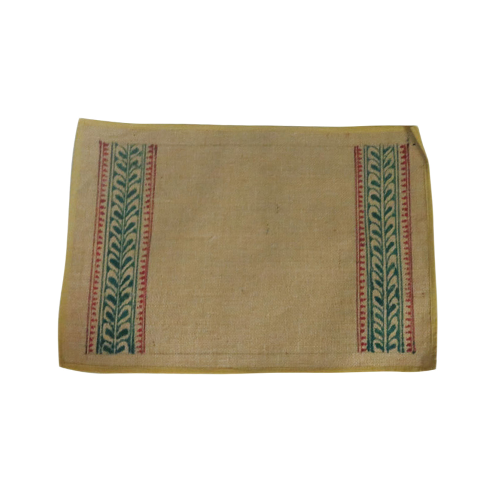 जूट प्रिंटेड टेबल मैट