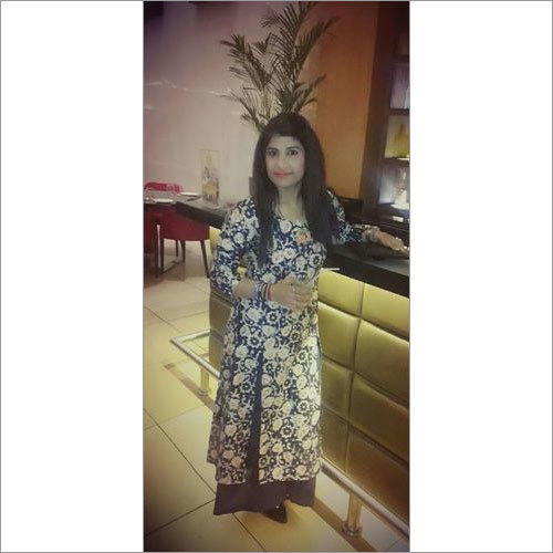 फ्रंट डबल स्लिट कुर्ता विद प्लाज़ो